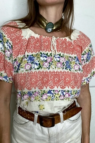 Vintage 1970s Peasant Top Selected by Cherry