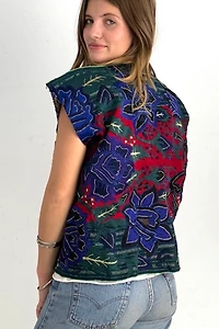 Anna Corinna Jewel Tone Shimmer Tassel Jacket