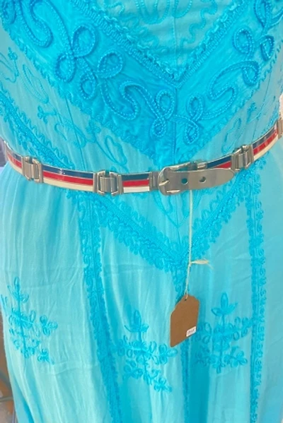 Vintage Gucci Enamel Metal Belt Selected by The Curatorial Dept.