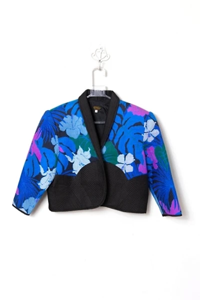 Vintage 1980s Quilted Silk Jacket Selected by SwaneeGRACE