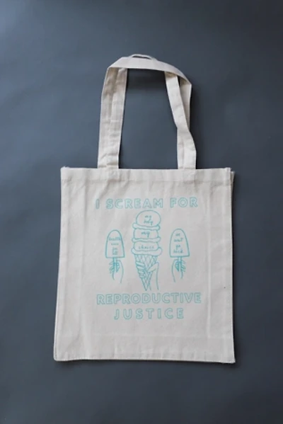 Overseasoned Ice Cream for Reproductive Justice Tote Bag