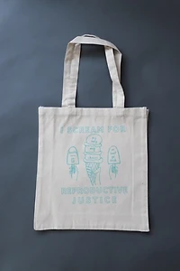 Overseasoned Ice Cream for Reproductive Justice Tote Bag