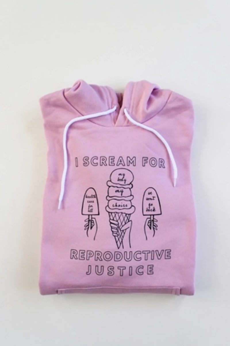 Overseasoned Ice Cream for Reproductive Justice Hoodie