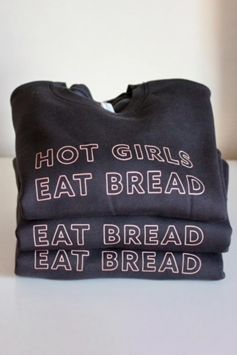 Overseasoned Hot Girls Eat Bread Crewneck