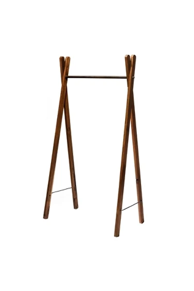 Puebco Teak Wood Garment Rack