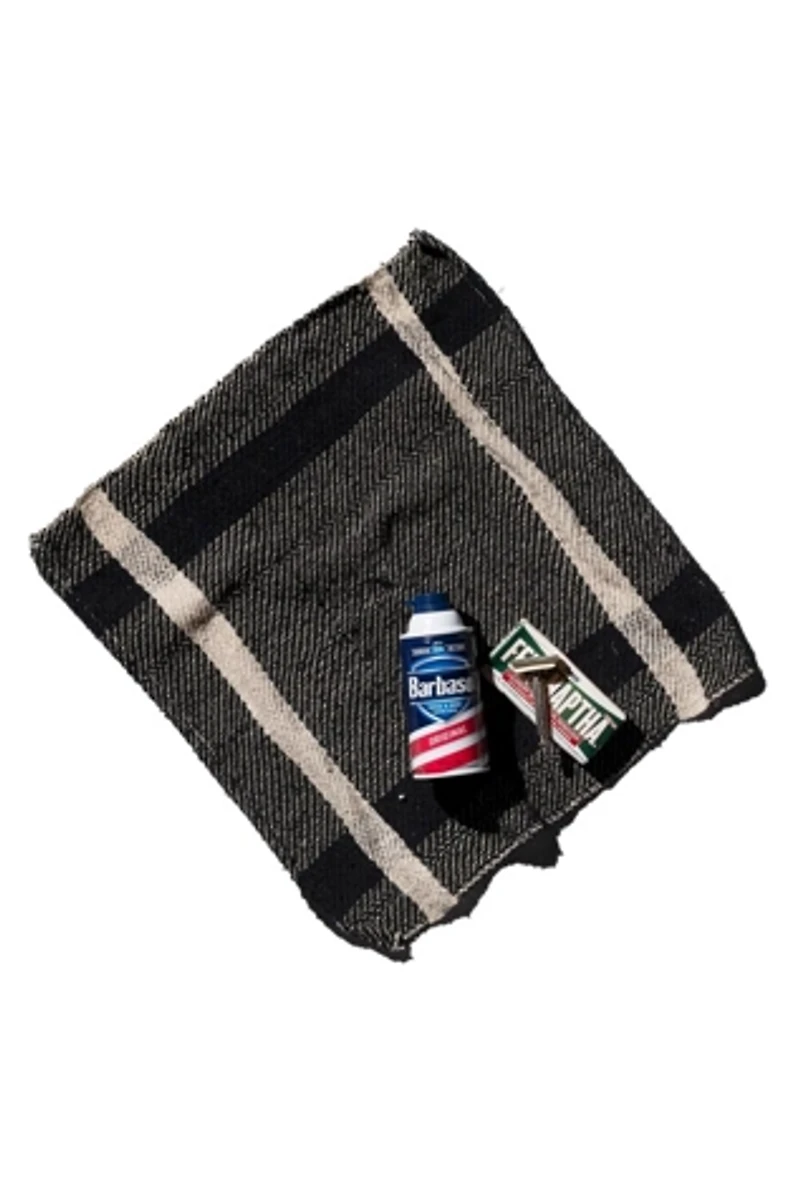 Puebco Black Check Cloth