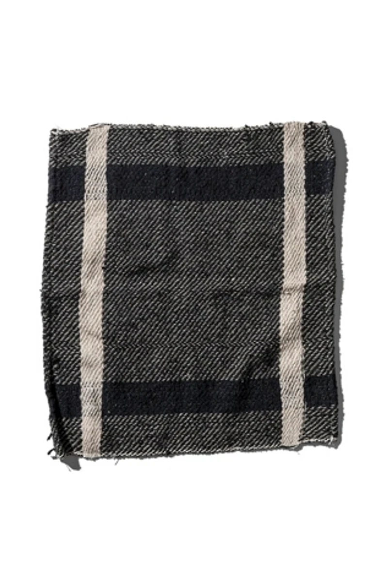 Puebco Black Check Cloth