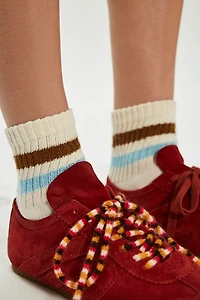Retro Shortie Crew Socks