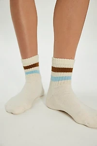Retro Shortie Crew Socks