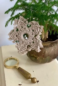 Macramé by Monday Snowflake Ornament