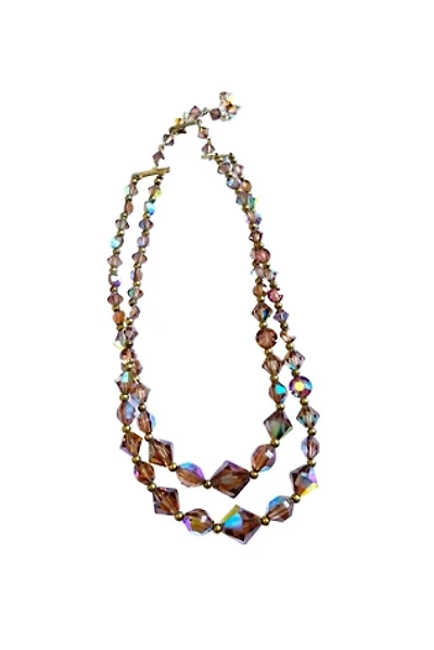 Vintage Mid-Century Crystal Necklace Selected by SharpLilTeeth