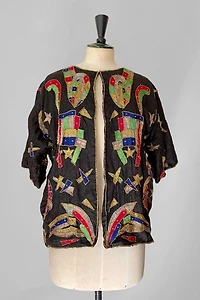 Vintage Abstract Beaded Evening Jacket Selected by MARMALADE