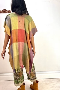 Anna Corinna Holey Wooly Distressed Perfection Poncho