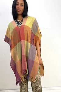 Anna Corinna Holey Wooly Distressed Perfection Poncho