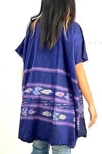 Anna Corinna Hand Woven Dusk Ikat Jacket