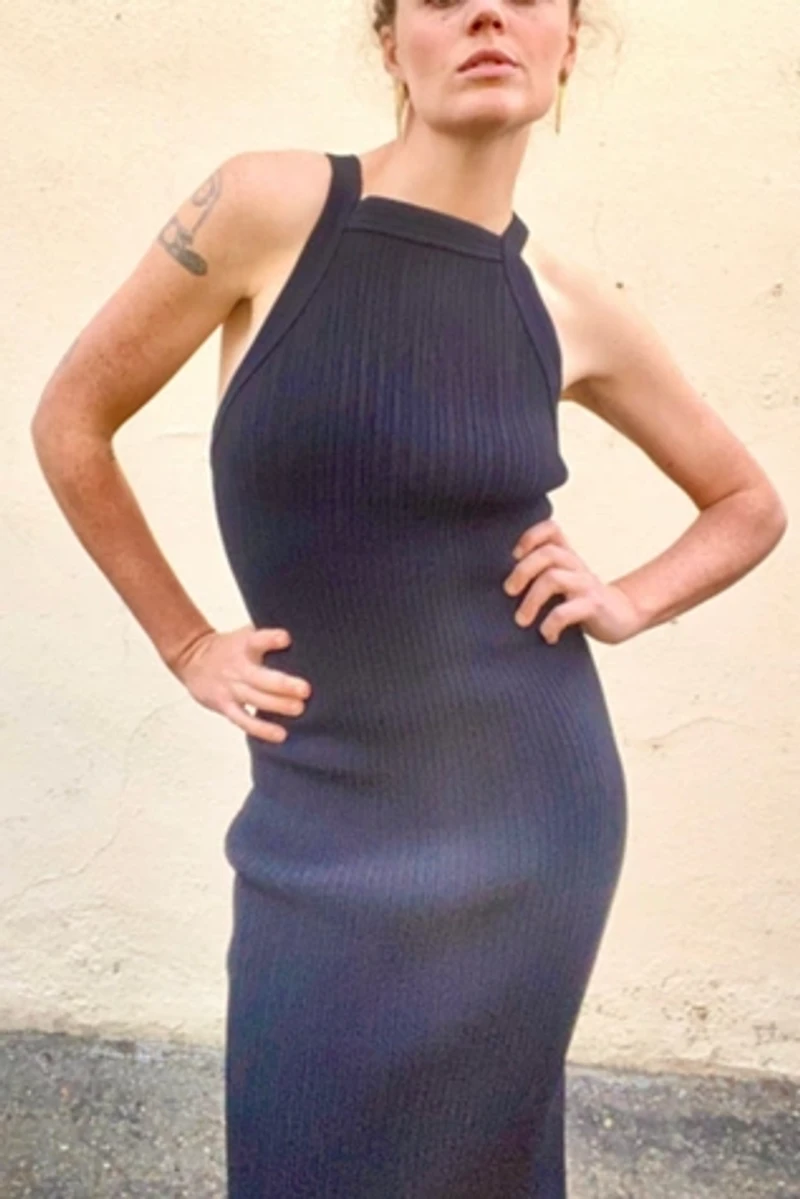 Alaia Black Bodycon Dress Selected by The Curatorial Dept.