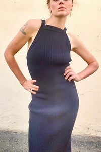 Alaia Black Bodycon Dress Selected by The Curatorial Dept.