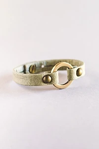 Giving Bracelets Antique Brass One Love Vegan Bracelet