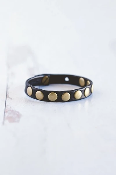 Giving Bracelets Antique Brass Tribe Leather Bracelet