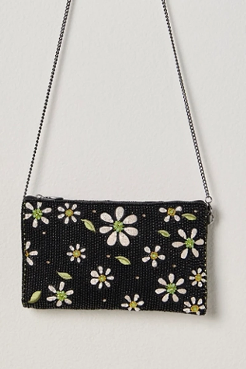 Mary Frances Beaded Crossbody Phone Bag