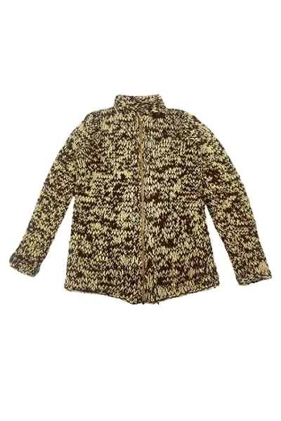 1970s Vintage Handknit Zipper Sweater Selected by BusyLady Baca & The Goods