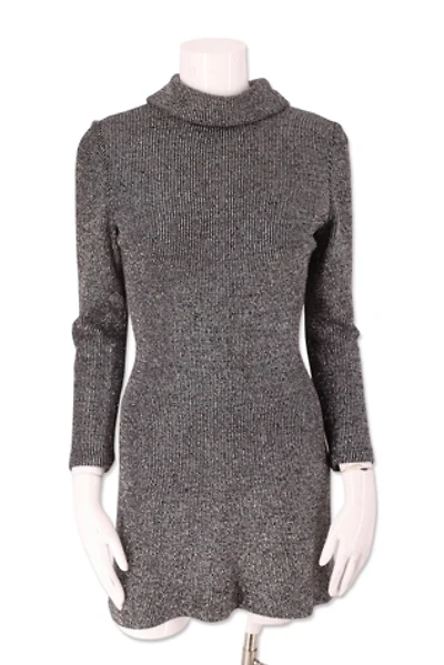1960s Silver Metallic Mini Dress Selected By Ritual Vintage