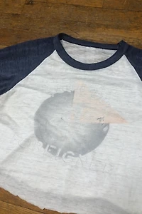 Well Worn 1981 Foreigner Tour Raglan Selected by Cherry