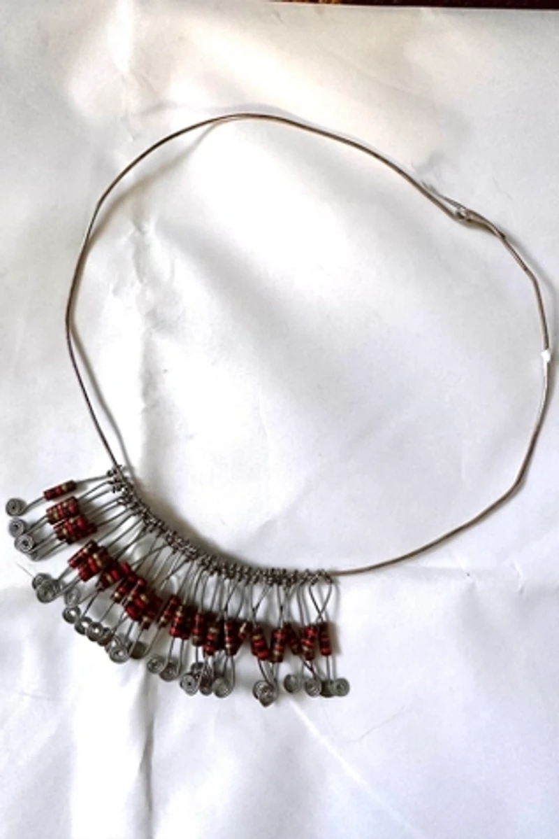 Brutalist Crude Hammered Necklace Selected by Cherry