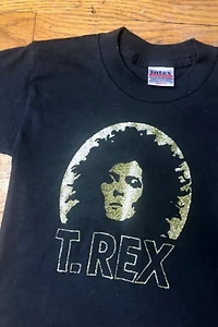 Y2K Deadstock Glitter T-Rex Tee Selected by Cherry