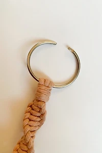 Macramé  Disco Ball Car Charm
