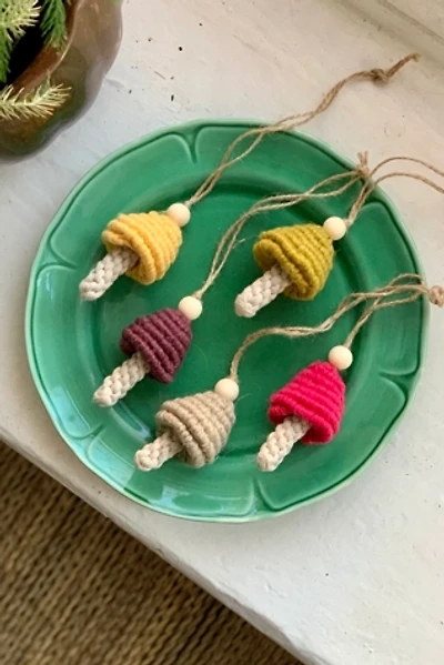 Macramé by Monday Mushroom Car Charms