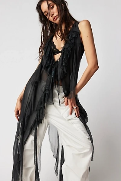 Nigel Preston Ragged Maxi Vest Top