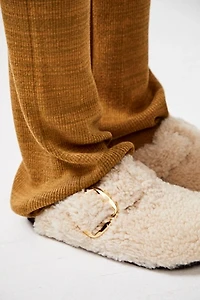 Birkenstock Boston Big Buckle Teddy Shearling Clogs