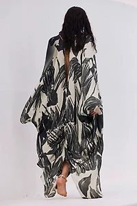 Palm Shadow Maxi Kaftan