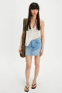 MOTHER The Vagabond Mini Skirt