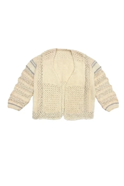 1970s Vintage Handknit Mohair Cardigan Sweater Selected by BusyLady Baca & The Goods