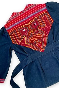 70’s Embellished Denim Wrap Jacket Selected by MARMALADE