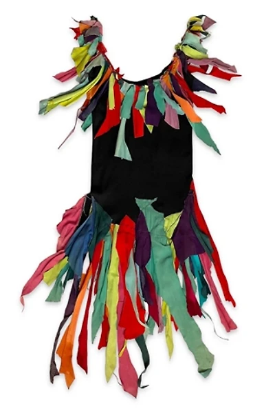 80’s Patched Suede Festival Dress  Selected by MARMALADE