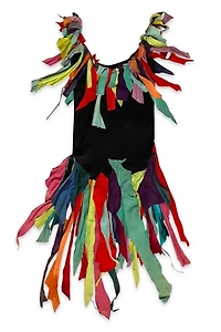 80’s Patched Suede Festival Dress  Selected by MARMALADE