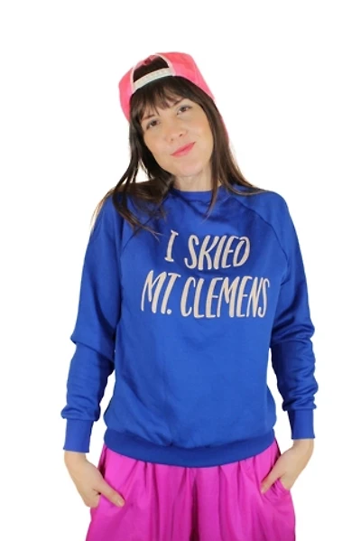 1970s I Skied Mt. Clemens Sweatshirt Selected By Moons + Junes Vintage