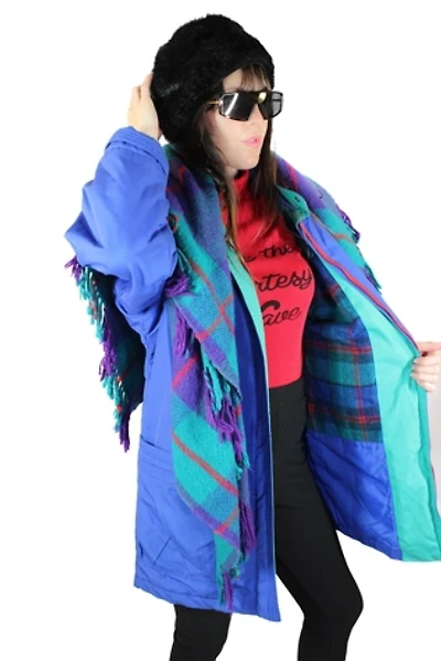 1980s Blue Ski Jacket Selected By Moons + Junes Vintage