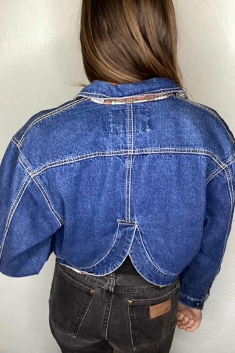1980s Cropped Denim Jacket Selected by Cherry