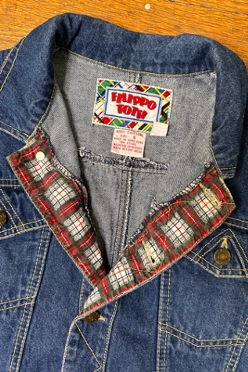 1980s Cropped Denim Jacket Selected by Cherry