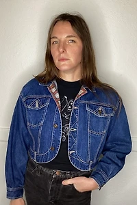 1980s Cropped Denim Jacket Selected by Cherry