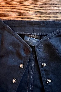 1990s JAG Lace Up Denim Top Selected by Cherry