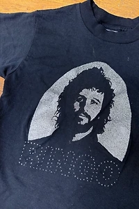 Y2K Silver Glitter Ringo Starr Tee Selected by Cherry