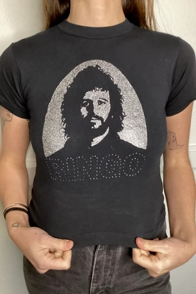 Y2K Silver Glitter Ringo Starr Tee Selected by Cherry