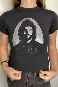 Y2K Silver Glitter Ringo Starr Tee Selected by Cherry