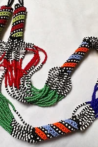 1970s Multi-Colored Beaded Necklace Selected by Cherry