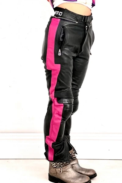 Vintage Leather Moto Bike Pants Selected by Anna Corinna